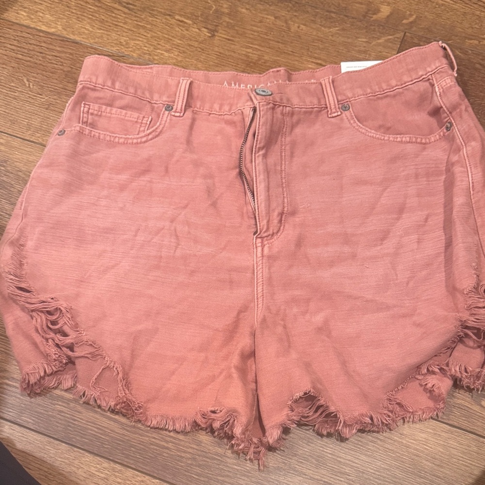American Eagle Outfitters Women's Frayed Rose Shorts
